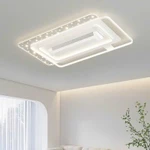 Quạt Đèn Ốp Trần Có Quạt Điều Hoà Không Cánh - Xoay 180 Độ - 6 Tốc Độ Gió - 3 Chế Độ Ánh Sáng - Điều Khiển Từ Xa — ảnh 5