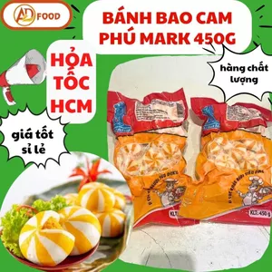bánh bao hải sản nhân trứng nhím biển gói 500g Phu Mark