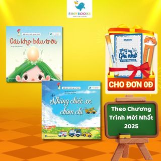Sách - Combo Bé học nói qua Thơ: Những chiếc xe chăm chỉ, Cái kho của bầu trời - Finybooks