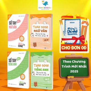 Sách - Combo Sổ tay và Take Note Tiếng Anh - Ngữ Văn Lớp 10- Tổng hợp kiến thức Hiểu nhanh nhớ lâu - TKBooks