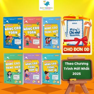 Sách - Tham khảo lớp 4 - Combo Bài Tập Bổ Trợ Nâng Cao Toán - Tiếng Việt - Tiếng Anh Lớp 4 (Tập 1+Tập 2) - TKBooks