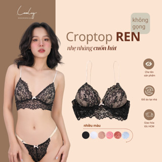 Áo Ngực Croptop Ren Nâng Ngực Nhẹ Gợi Cảm LAM LUY