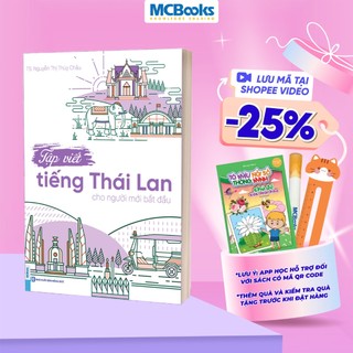 Sách - Tập viết tiếng Thái cho người mới bắt đầu