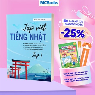 Sách - Tập viết tiếng Nhật tập 1