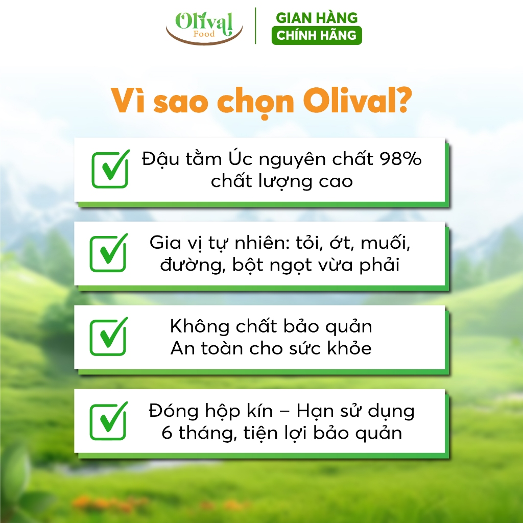 Đậu tằm sấy tỏi ớt -Đậu tằm Úc giòn tan, ít béo, Giàu protein & chất xơ, ăn ngon mà vẫn đẹp dáng - OlivalFood