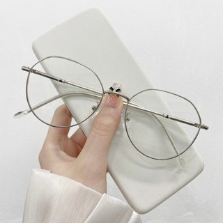 Gọng Kính Cận - Gọng Kim Loại Mắt Đa Giác Dễ Thương Chống Ánh Sáng Xanh, Chống UV400 Ms 5030