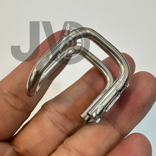 Móc chữ U Inox treo xe máy, Gọn Nhẹ – Chắc Chắn – Không rỉ sét, dễ lắp đặt