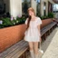 Áo babydoll nhún ngực phối ren bôi thêu tay bí Mira ୨୧ by Vintagevibes.