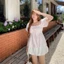 Áo babydoll nhún ngực phối ren bôi thêu tay bí Mira ୨୧ by Vintagevibes.