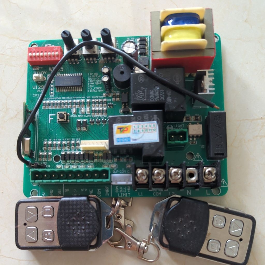 Bộ bảng mạch motor cổng lùa yh có 2 remort kèm theo | Shopee Việt Nam
