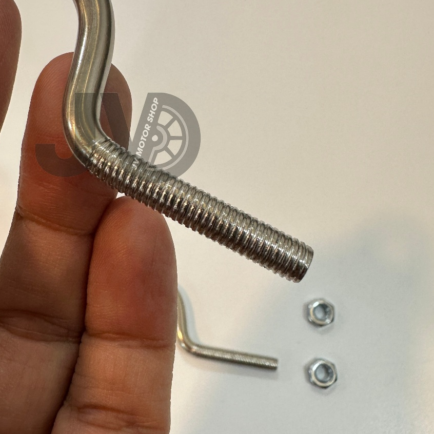 Móc câu INOX treo xe máy, Chống Gỉ – Chắc Chắn – Treo Đồ Tiện Lợi Gắn Mọi Dòng Xe, dễ lắp đặt