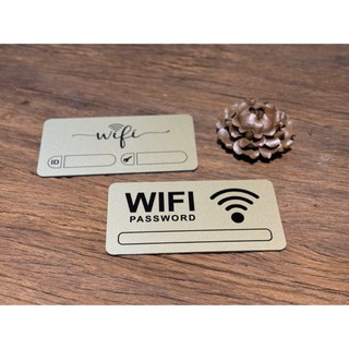 BẢNG WIFI ALU NHŨ VÀNG IN UV SANG TRỌNG • ĐỘ BỀN CAO