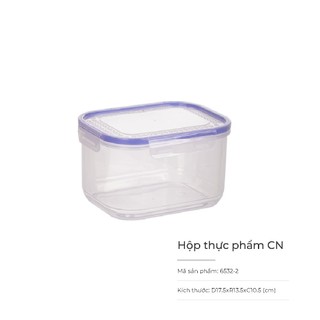 Bộ 3 hộp nhựa chữ nhật đủ size bảo quản thực phẩm Việt Nhật cao cấp an toàn- MS: 6532