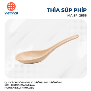 Muỗng súp phíp Việt Nhật cao cấp thìa ăn phở cơm cháo nhà hàng khách sạn ms: 2856 - 2860