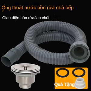 siphon bồn rửa bát – không cần keo, lắp siêu kín, chống mùi, chống rò rỉ，Mạ điện chống gỉ，Hàng có sẵn, giao nhanh