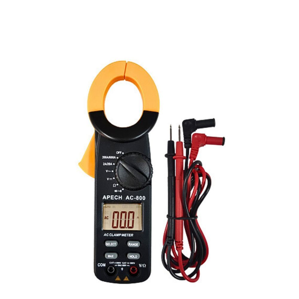 Ampe Kìm Đo Điện APECH AC800/801 Tùy Chỉnh Thang Đo, Chống Cháy - Anh Phát