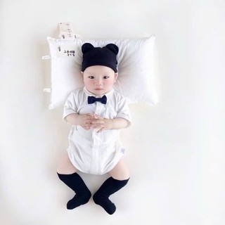 Body suit công tử đính nơ bé trai 4-11kg. Body công tử đầy tháng, thôi nôi bé trai. Dino Kids