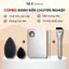 Dụng Cụ Hỗ Trợ Đánh Nền (Khay Que Trộn Kem, Set 2 Mút Tán Nền, Cọ Dẹt Tán Nền) SUUOFFICIAL