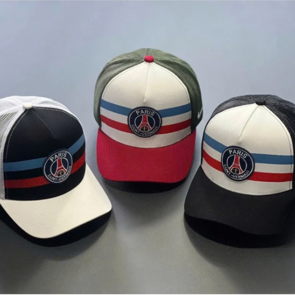 Nón kết mũ, lưỡi trai CLB Paris Saint Germain vải kaki phối lưới cao cấp năng động
