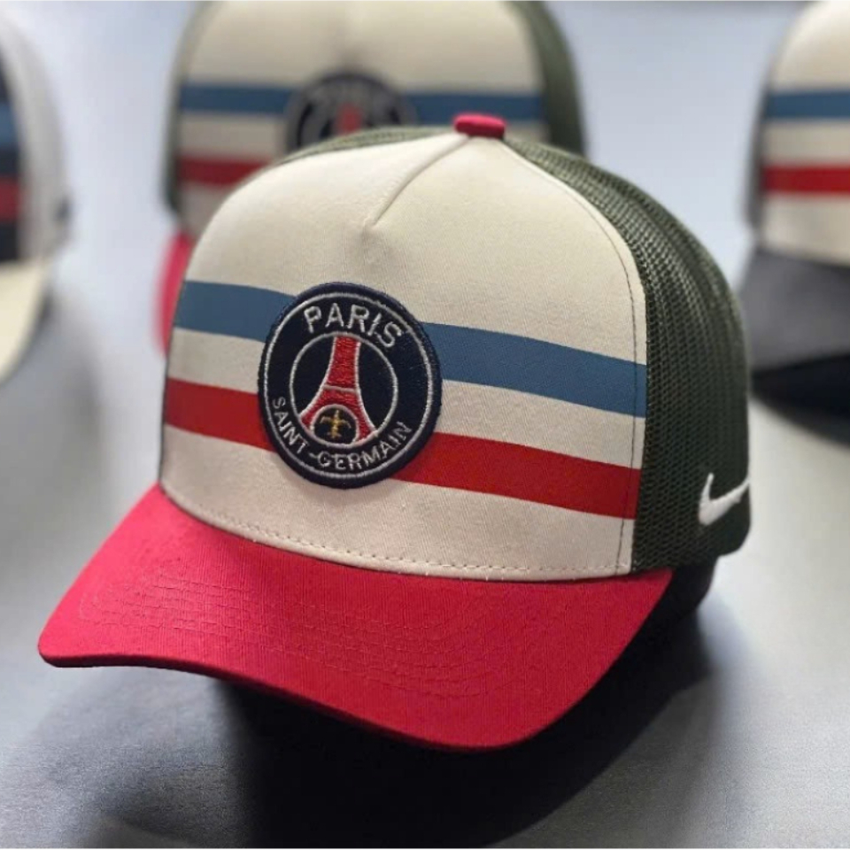 Nón kết mũ, lưỡi trai CLB Paris Saint Germain vải kaki phối lưới cao cấp năng động