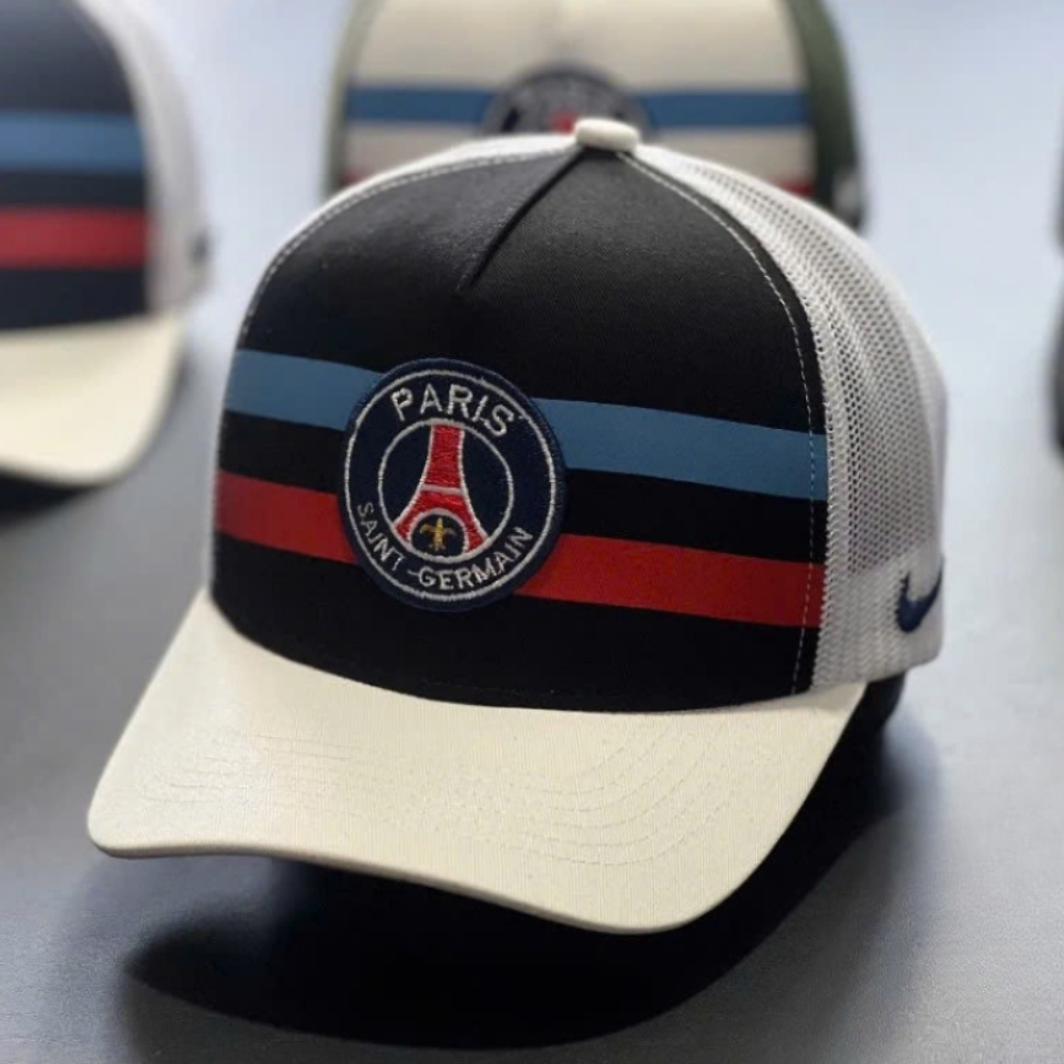Nón kết mũ, lưỡi trai CLB Paris Saint Germain vải kaki phối lưới cao cấp năng động