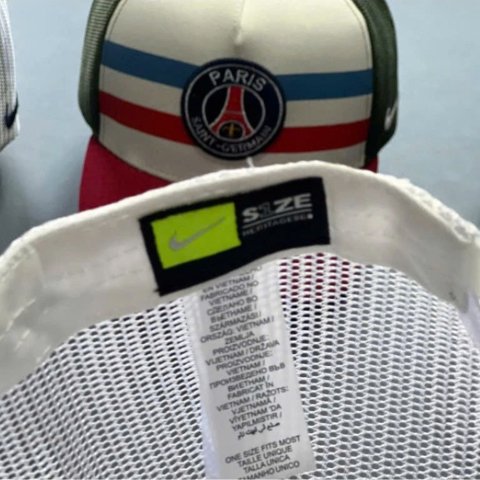 Nón kết mũ, lưỡi trai CLB Paris Saint Germain vải kaki phối lưới cao cấp năng động