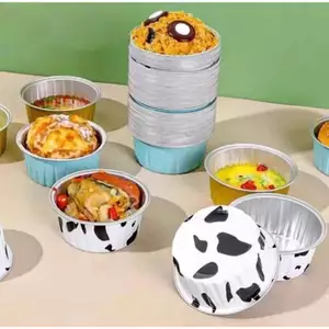 SET 20 CỐC NHÔM LÁ THIẾC LÀM KHUÔN BÁNH PUDDING CÓ THỂ TÁI SỬ DỤNG TIỆN LỢI