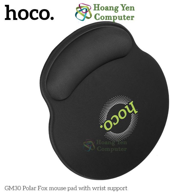 Lót chuột Hoco GM30 Tích Hợp Đệm Kê Cổ Tay | Bàn di chuột Hoco Kê Cổ Tay - Hoàng Yến Computer
