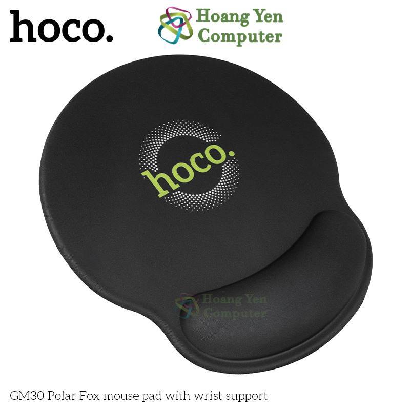 Lót chuột Hoco GM30 Tích Hợp Đệm Kê Cổ Tay | Bàn di chuột Hoco Kê Cổ Tay - Hoàng Yến Computer