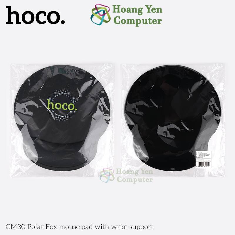 Lót chuột Hoco GM30 Tích Hợp Đệm Kê Cổ Tay | Bàn di chuột Hoco Kê Cổ Tay - Hoàng Yến Computer