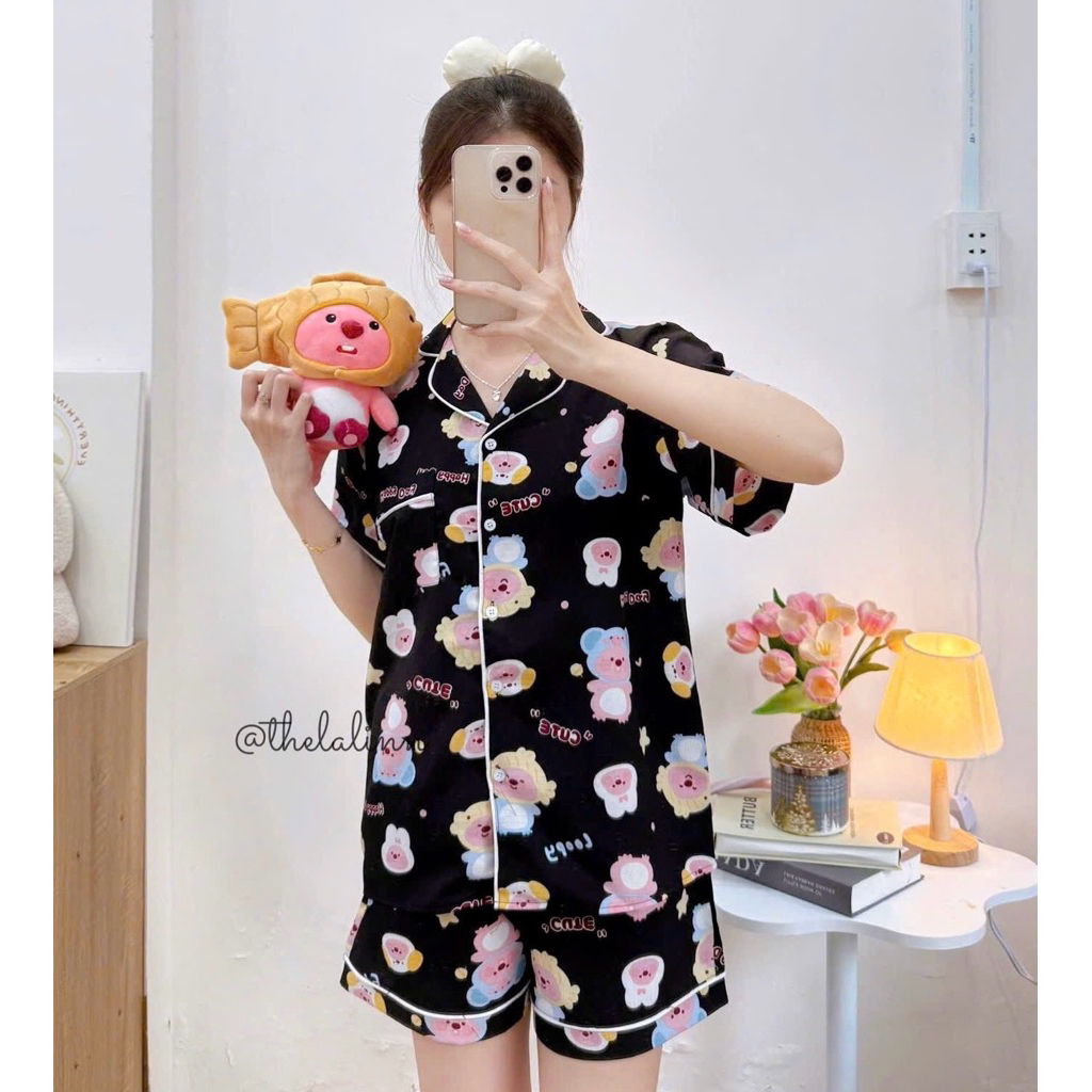 Loopy cute đen M