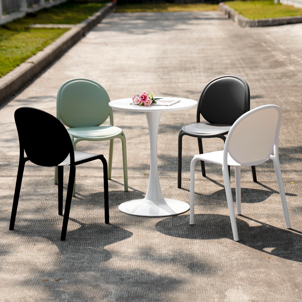 bàn tròn tulip đường kính 60cm NHU Y DECOR, bàn tròn decor ngồi ăn 3-4 người, bàn decor trang trí phòng khách phòng ngủ