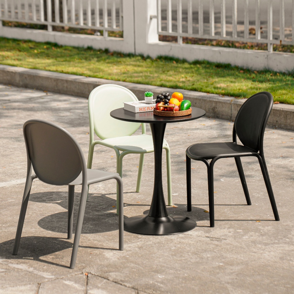 bàn tròn tulip đường kính 60cm NHU Y DECOR, bàn tròn decor ngồi ăn 3-4 người, bàn decor trang trí phòng khách phòng ngủ