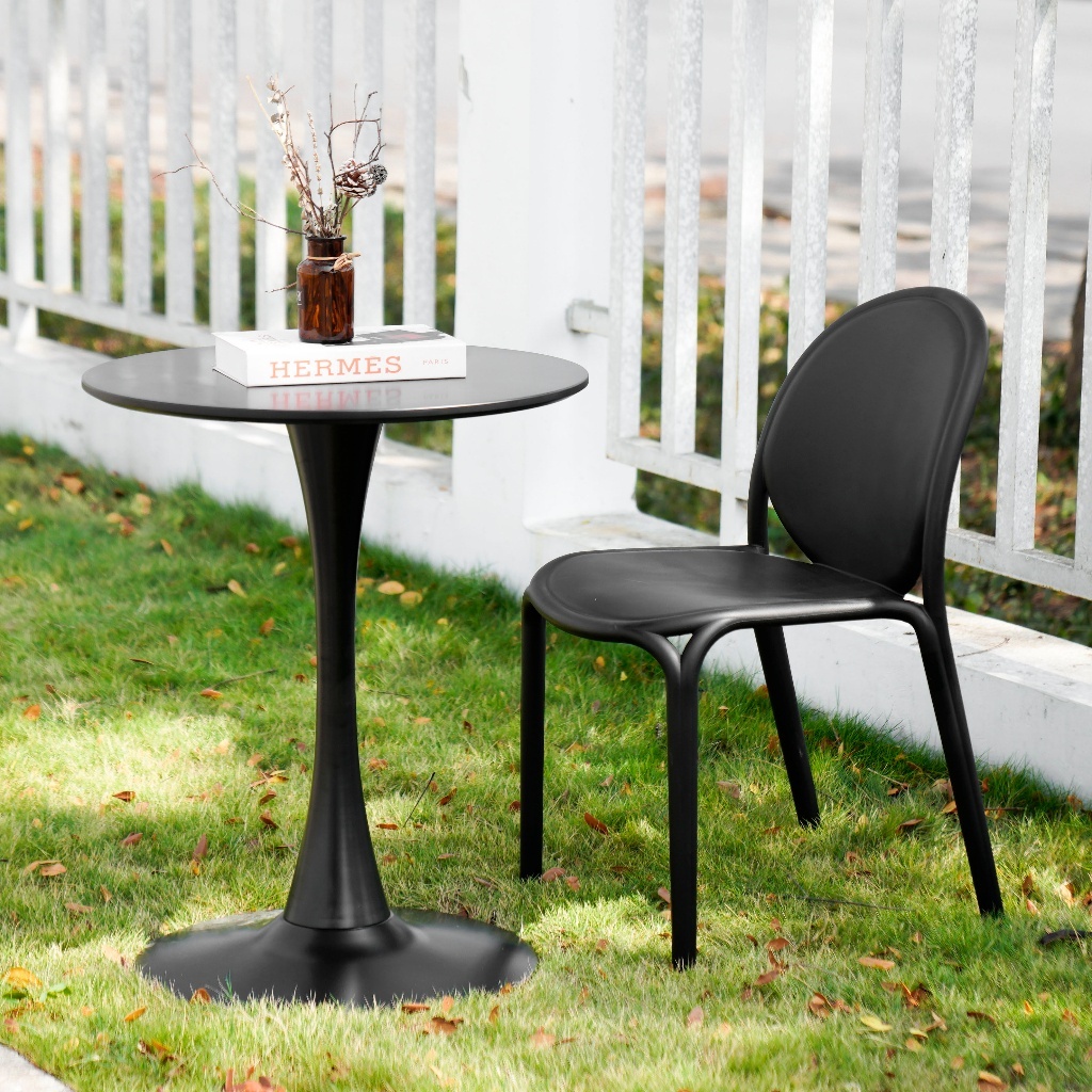 bàn tròn tulip đường kính 60cm NHU Y DECOR, bàn tròn decor ngồi ăn 3-4 người, bàn decor trang trí phòng khách phòng ngủ