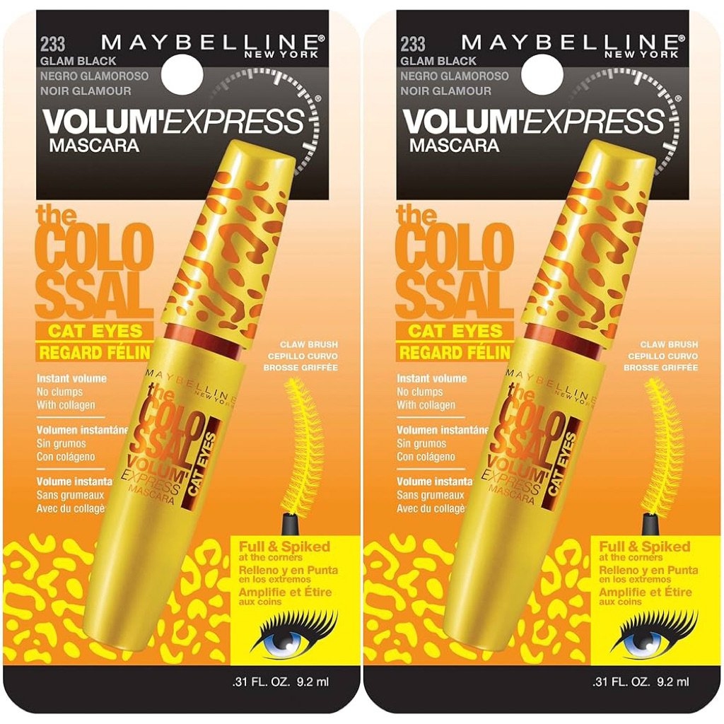 Mascara The Colossal vàng vĩ siêu cong, tơi mi, chống nước – 7x dày mi tự nhiên – Sản xuất mới – Giao nhanh 2H
