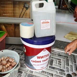 Sơn Chống Thấm Watix PU  Lực Bám Dính Cao Giúp Bịt Kín Vết Nứt Nhỏ