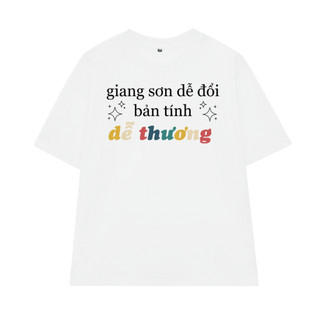 Áo Thun Unisex bản tính DỄ THƯƠNG, Áo Phông Nam Nữ Form Rộng Tay Lỡ Chất Thun Cotton Mềm Mịn Menswear Cổ Tròn