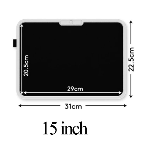 Bảng vẽ tự xóa LCD điện tử, bảng viết vẽ thông minh cỡ lớn 15 inch màn hình LCD