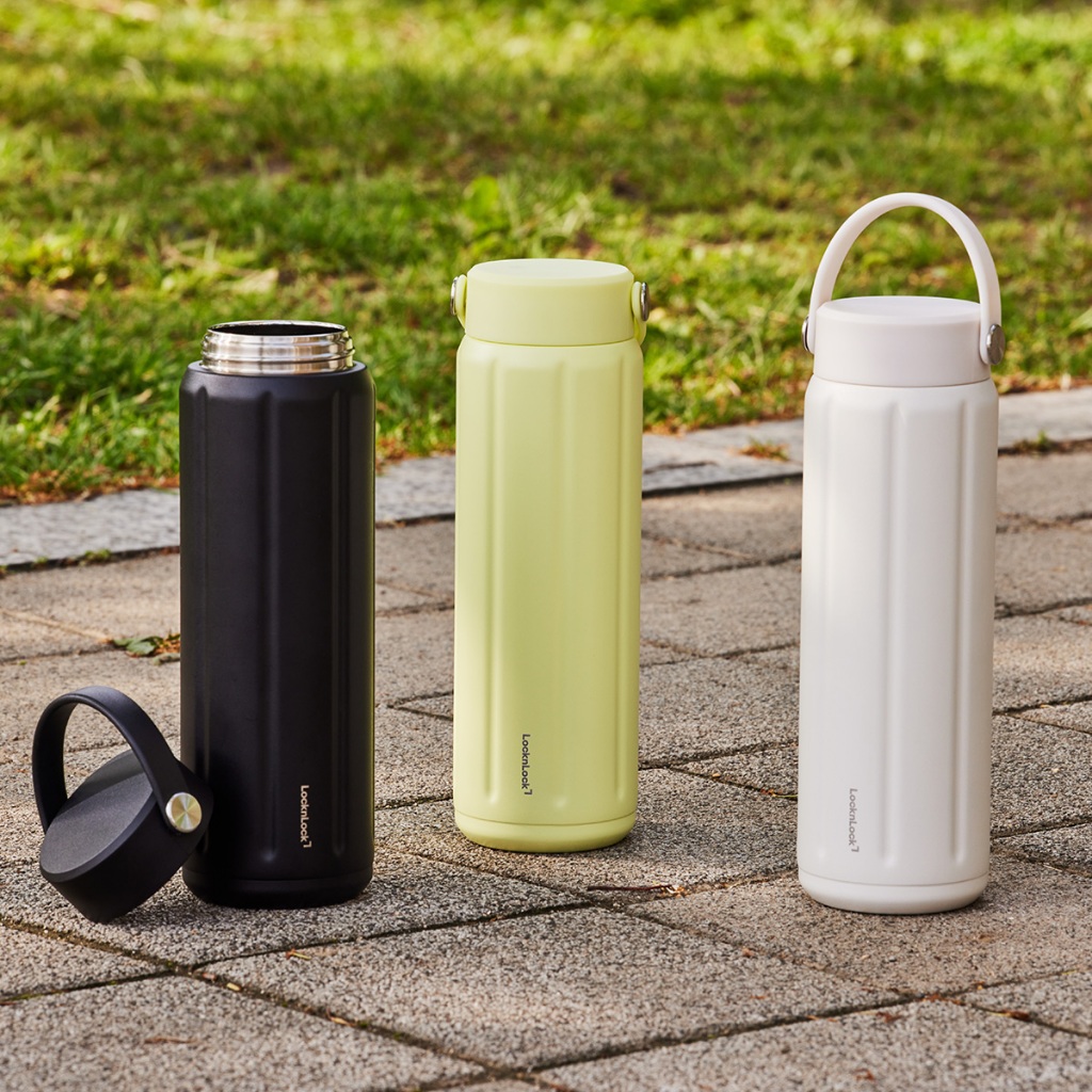 Bình Giữ Nhiệt LocknLock SLO Ultralight Tumbler LHC4427 Dung Tích 630ml, 3 Màu, Quai Xách - K-MALL