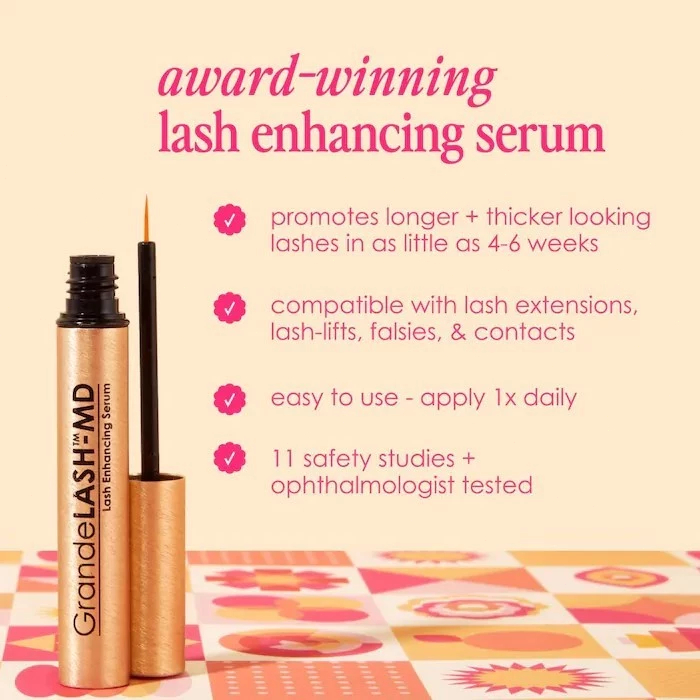 Serum mọc dài mi GrandeLASH-MD 4ml/Lash Enhancing Serum 3ml/Tinh chất dưỡng dài dày mi