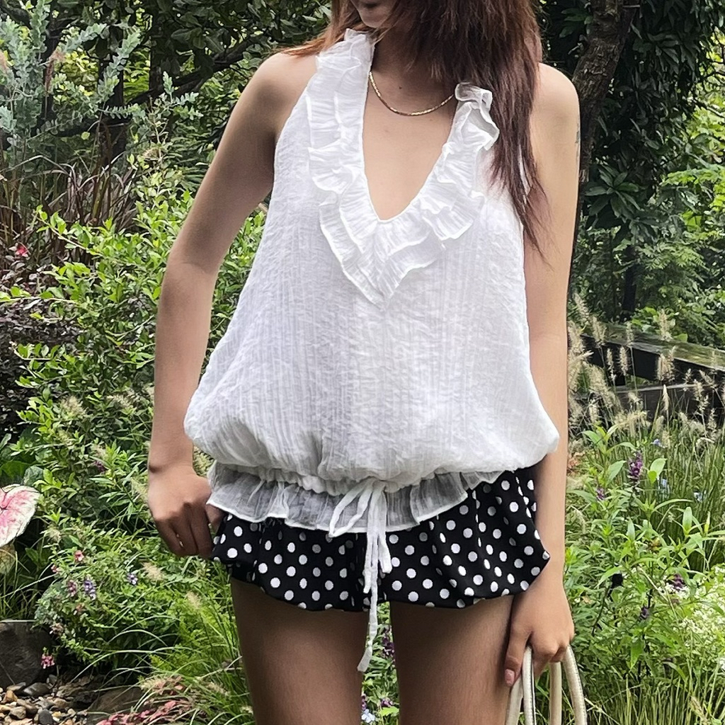 ÁO CỔ SẺ NHÚN BÈO SLAY ÁO ĐƯỢC THIẾT KẾ DÂY RÚT NHÚN Ở EO CÓ THỂ ĐIỀU CHỈNH ĐƯỢC THEO SỐ( ĐO V2).