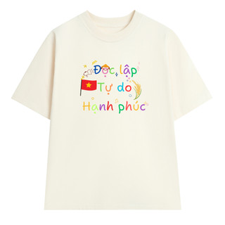 [VERSION 2] Áo Thun Unisex Yêu Nước Việt Nam ĐLTDHP lớn, Áo Phông Nam Nữ Form Rộng Tay Lỡ Chất Thun Cotton Mềm Mịn