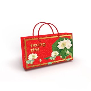 [QUÀ TẶNG HAI HỘP CON TRUNG THU] set 5 VỎ HỘP TRUNG THU HAI BÁNH CAO CẤP, KEO NẾN 2025