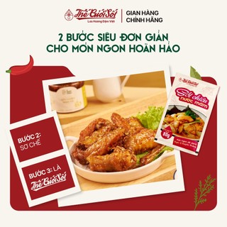 Sốt Chiên Nước Mắm Gói 80 Gram THẾ GIỚI SỐT Gia Vị Nấu Ăn Hoàn Chỉnh Tiện Lợi Đậm Việt Cao Cấp