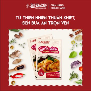 Sốt Chiên Nước Mắm Gói 80 Gram THẾ GIỚI SỐT Gia Vị Nấu Ăn Hoàn Chỉnh Tiện Lợi Đậm Việt Cao Cấp
