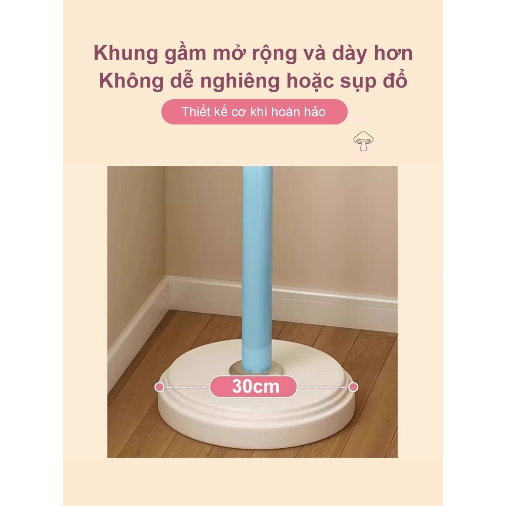 𝐎𝐥𝐢𝐟𝐞 Cây Treo Quần Áo Hình Nấm Dễ Thương Hoạt Hình Giá Treo Quần Áo Đứng Chất Móc Treo Đa Năng