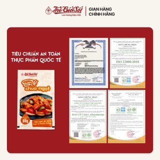 Sốt Chua Ngọt Gói 80 Gram THẾ GIỚI SỐT Gia Vị Nấu Ăn Hoàn Chỉnh Tiện Lợi Sốt Xào Đậm Việt Cao Cấp