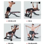 OneTwoFit Ghế tập thể dục có thể gập lại, ghế tạ đa năng, ghế tập gập bụng, ghế tập tạ 150kg — ảnh 7