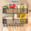 Khay Lưới Sắt Dán Tường Để Đồ Đa Năng MAISON Cỡ Lớn, Kệ Đựng Nhà Bếp, Nhà Tắm, Bàn Học Có Móc Treo