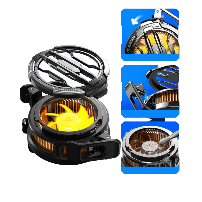 Quạt Tản Nhiệt Điện Thoại Sò Lạnh MEMO  CX07 - LED Gaming, Nam Châm Siêu Mạnh, Làm Lạnh Cực Sâu (BH Lỗi 1 Đổi 1) | BigBuy360 - bigbuy360.vn